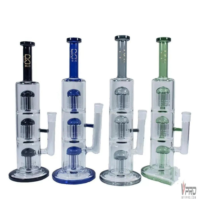 BLO Glass Water Pipe With 3 Tree Perc - MyVpro