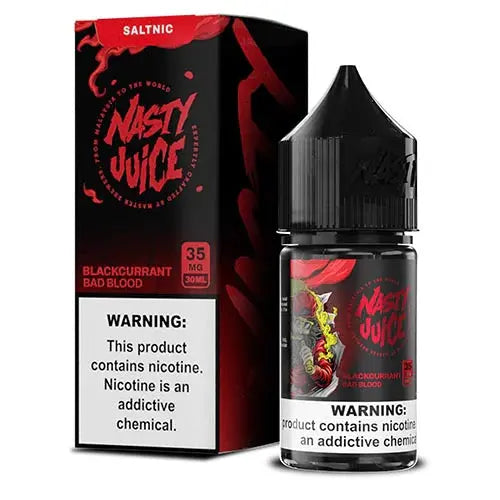 Blackcurrant (Bad Blood) - Nasty Juice Salt 30mL Nasty Juice E-liquids