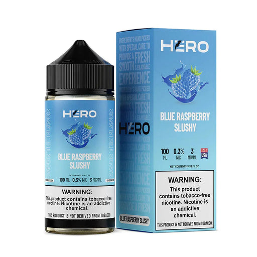 Blue Raspberry Slushy - Hero 100mL Hero Vape Juice