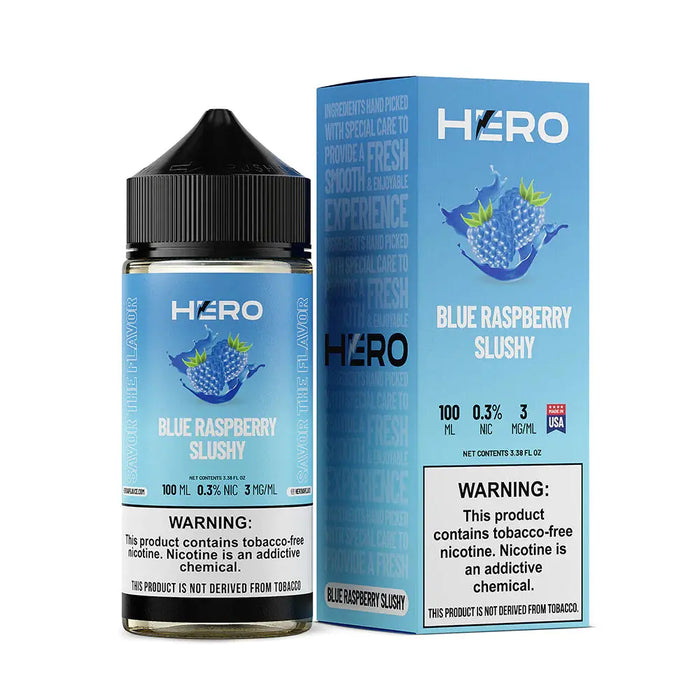 Blue Raspberry Slushy - Hero 100mL Hero Vape Juice
