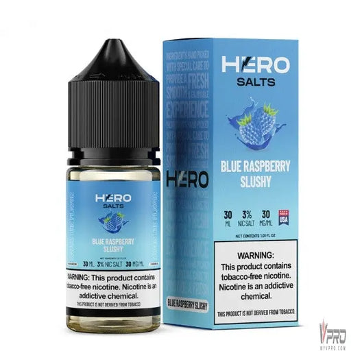 Blue Raspberry Slushy - Hero Salts Syn Nic 30mL Hero Vape Juice