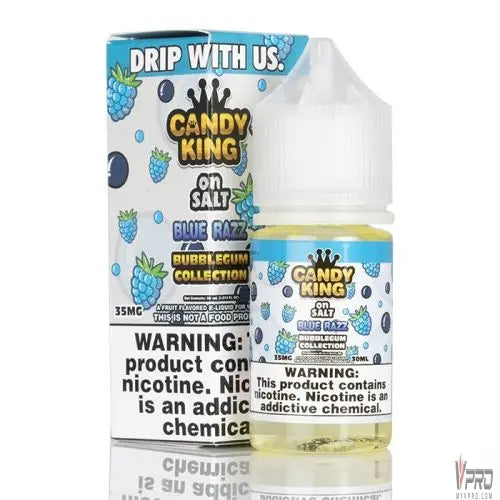 Blue Razz - Candy King On Salt Bubblegum Collection 30mL Candy King