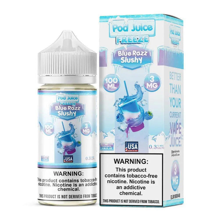 Blue Razz Slushy Freeze - POD Juice 100mL