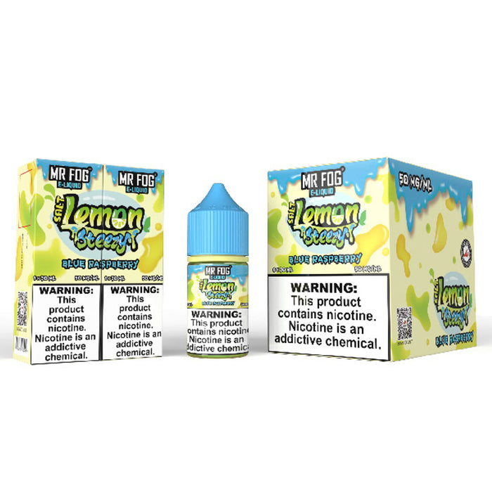 Lemon (Blue Raspberry) - Mr Fog Steezy Salt E-Liquid 30mL