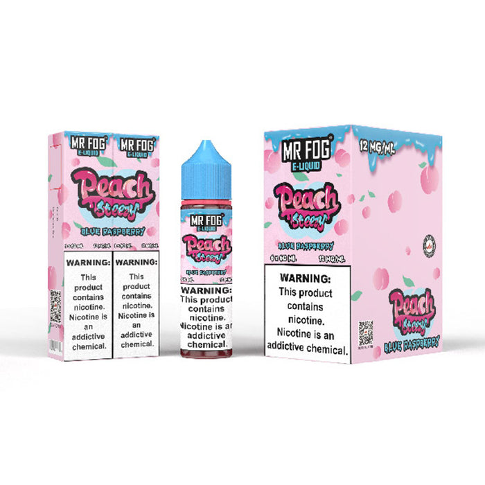 Peach (Blue Raspberry) - Mr Fog Steezy E-Liquid 60mL