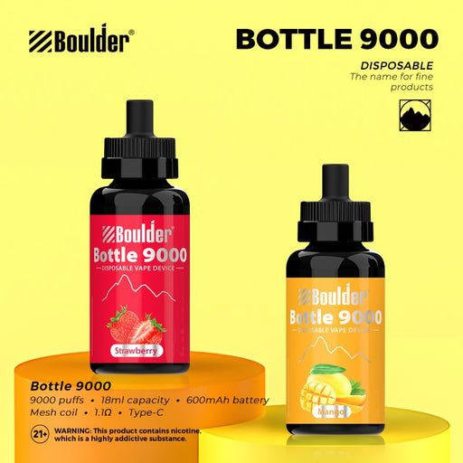 Boulder Bottle 9000 Puffs Disposable - MyVpro