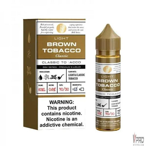 Brown Tobacco - BSX Series Glas Vapor 60mL Glas