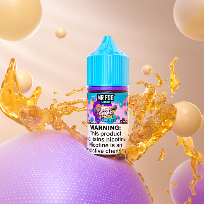 Blue Raspberry (Bubble Gang) - Mr Fog E-Liquid 100mL