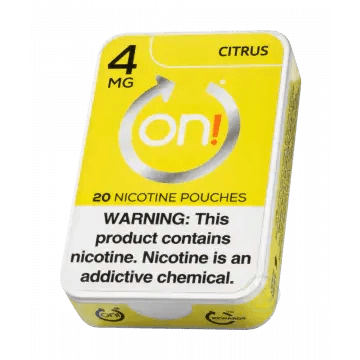 CITRUS - ON! NICOTINE POUCHES ON!