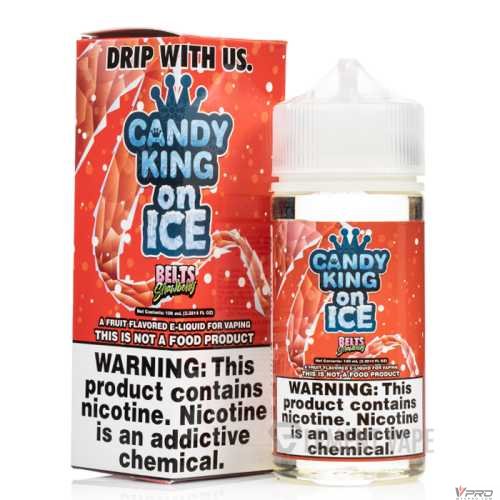 Candy King On Ice E-Liquid 100ML  (0mg/ 3mg/ 6mg Total 11 Flavors) Candy King