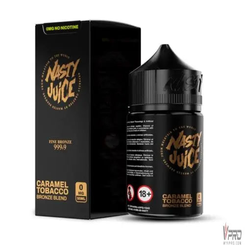 Caramel Tobacco (Bronze Blend) - Nasty Juice Salt 30mL Nasty Juice E-liquids