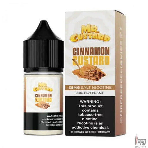 Cinnamon Custard - Mr. Custard Synthetic Salt 30mL Mr. Custard