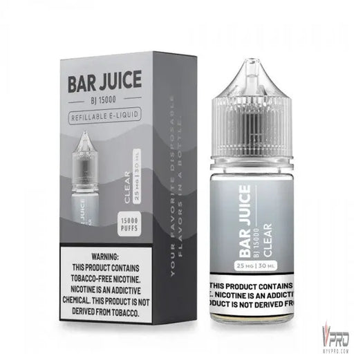 Clear - Bar Juice - 30mL Bar Juice