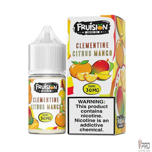 Clementine Citrus Mango - Fruision Juice Co Nic Salt 30mL Fruision