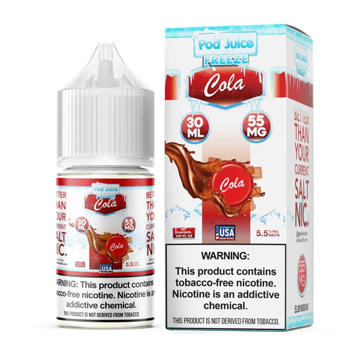 Cola Freeze - POD Juice Synthetic Nic Salt 30mL Pod Juice