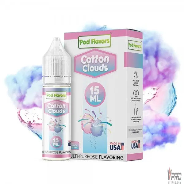 Cotton Clouds - Pod Flavors 15mL - MyVpro