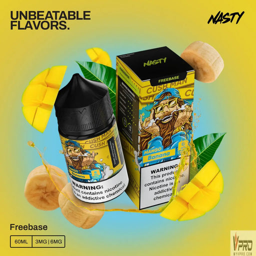 Cush Man (Mango Banana) - Nasty Juice 60mL Nasty Juice E-liquids