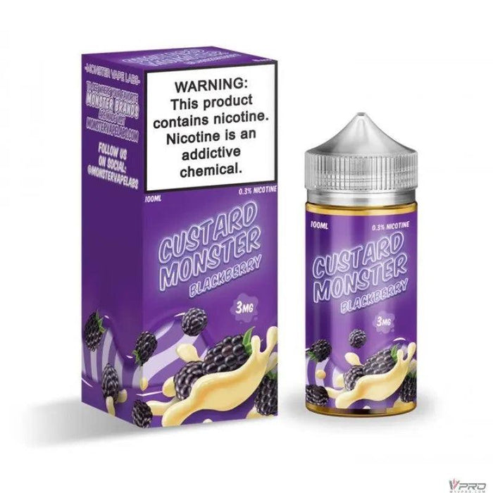 Custard Monster Synthetic Nicotine E-Liquid - 100ML (Totally 8 Flavors) Monster Vape Labs