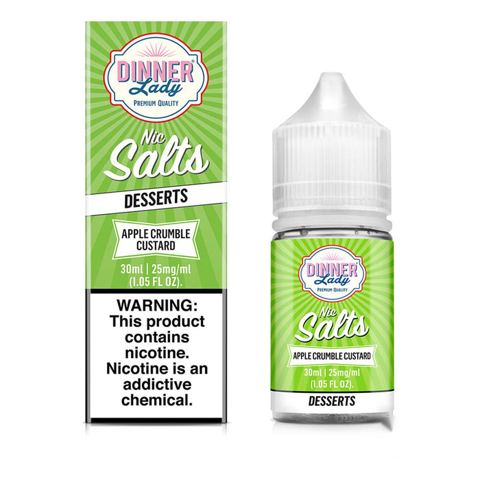 Apple Crumble Custard - Dinner Lady Salt 30mL