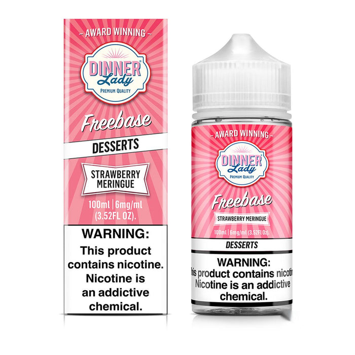 Strawberry Meringue  - Dinner Lady Freebase100mL