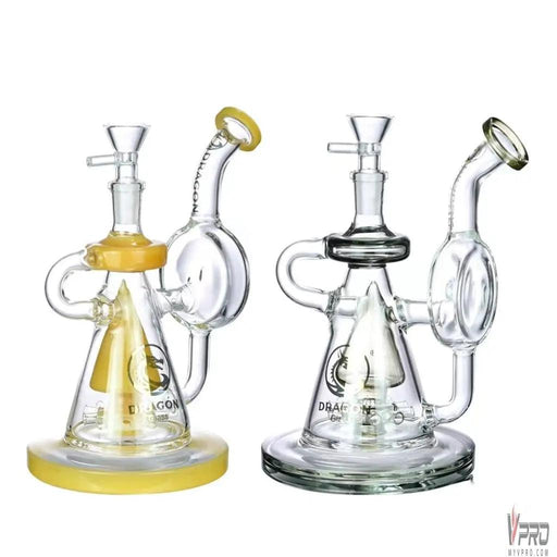 Dragon Glass Pyramid Base Rig Design Water Pipe - MyVpro