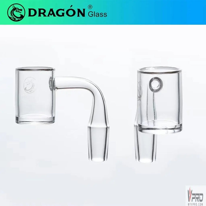Dragon Glass Quartz Flat Banger With Clear Joint - MyVpro