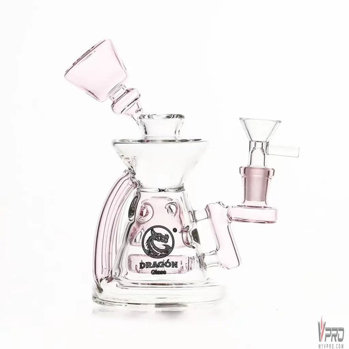 Dragon Glass Thick Base Recycler Design Water Pipe - MyVpro