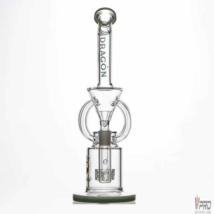 Dragon Glass Top Half Pyramid Design Water Pipe - MyVpro