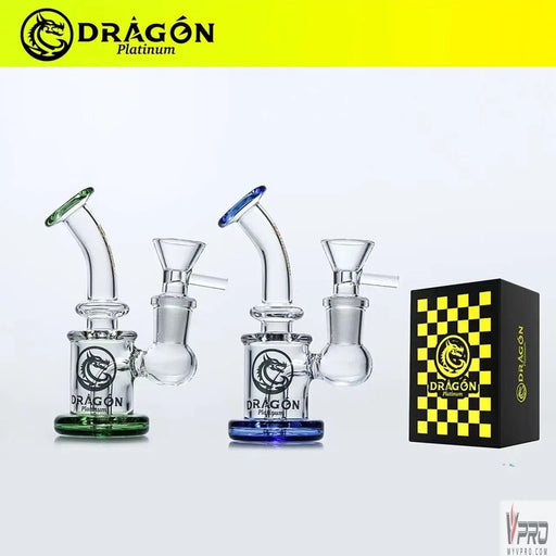 Dragon Platinum Bell Design Mini Hand Pipe Dragon Glass