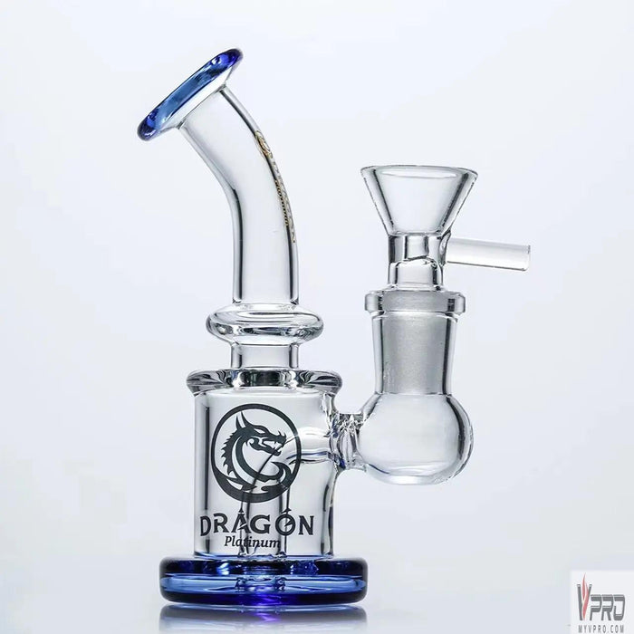 Dragon Platinum Bell Design Mini Hand Pipe Dragon Glass