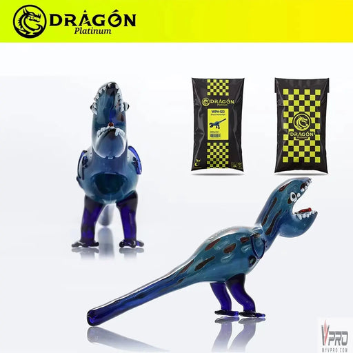 Dragon Platinum Dinosaur Design Glass Hand Pipe Dragon Glass