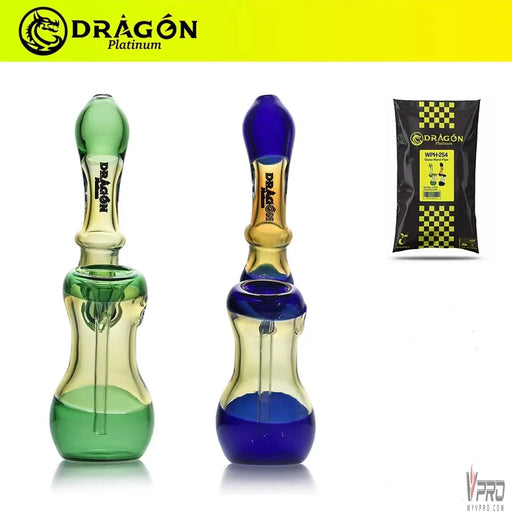 Dragon Platinum Fumed Color Medium Bubbler Dragon Glass