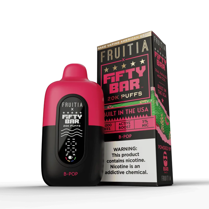 Fruitia x Fifty Bar 20K Disposable