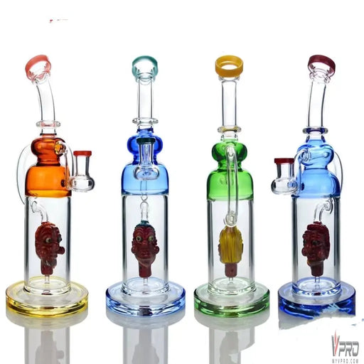 Face Perc Glass Water Pipe - MyVpro