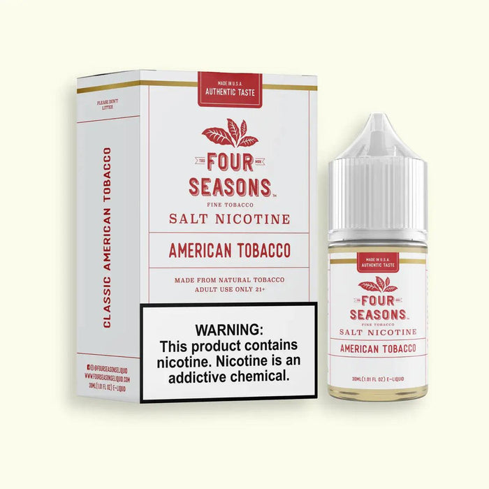 Four Seasons Fine Tobacco Salt Nic 30mL Four Seasons