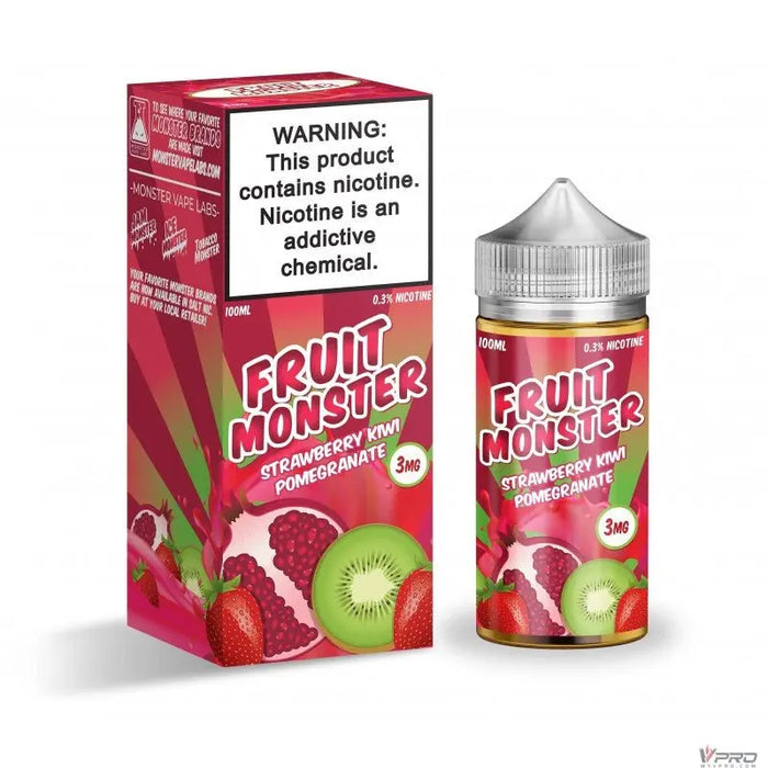 Fruit Monster Synthetic Nicotine E-Liquid 100ML  (Totally 8 Flavors) Monster Vape Labs