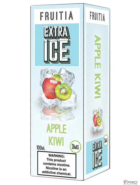 Fruitia Extra Ice E-Liquid 100ML (3mg/ 6mg Total 7 Flavors) Fresh Farms