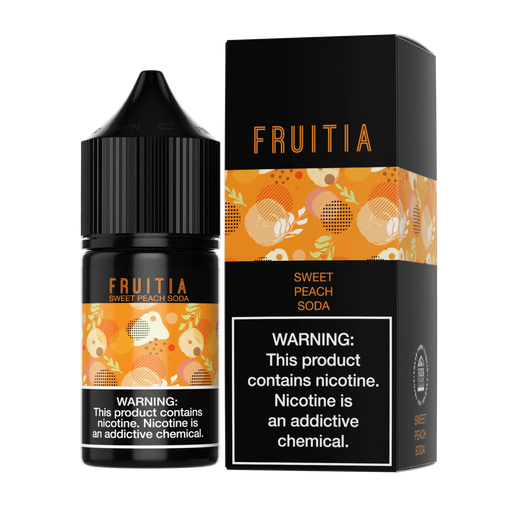 Sweet Peach SALT - Fruitia E-Liquids - 30mL - My Vpro