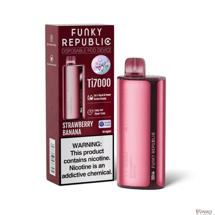 Funky Republic Ti7000 5% Nicotine Disposable Funky Republic