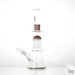 Glass House  Square Base Cylinder Design Water Pipe - MyVpro