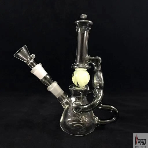 Glass Spinning Marble Recycler Water Pipe - MyVpro