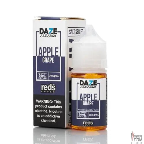 Grape - 7 Daze Reds Apple Salt 30mL 7Daze E-Liquid