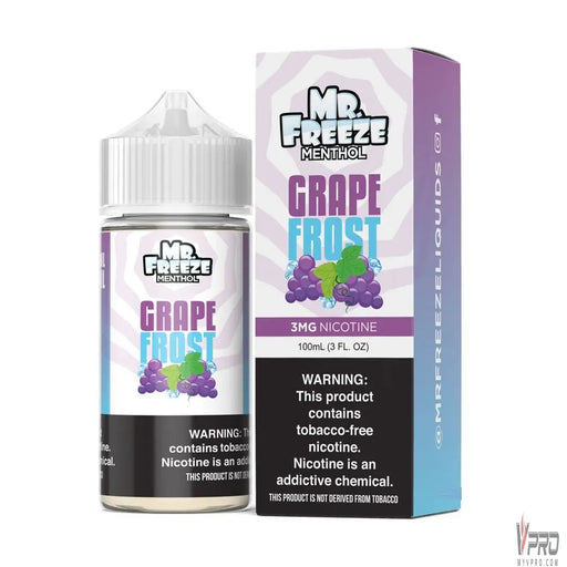 Grape Frost - Mr. Freeze Menthol 100mL Hero Vape Juice
