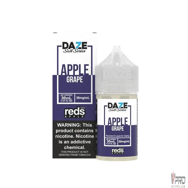 Grape - Reds Apple Synthetic - 7 DAZE SALT 30mL 7Daze E-Liquid
