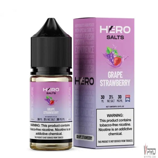 Grape Strawberry - Hero Salts Syn Nic 30mL Hero Vape Juice