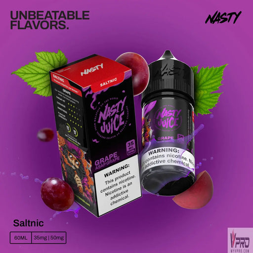 Grape (ASAP Grape) - Nasty Juice Salt 30mL Nasty Juice E-liquids