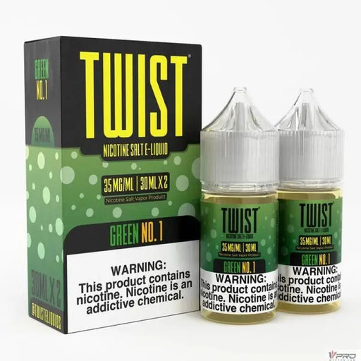 Green No. 1  - Twist Salt E-liquid 60mL Twist E-Liquids