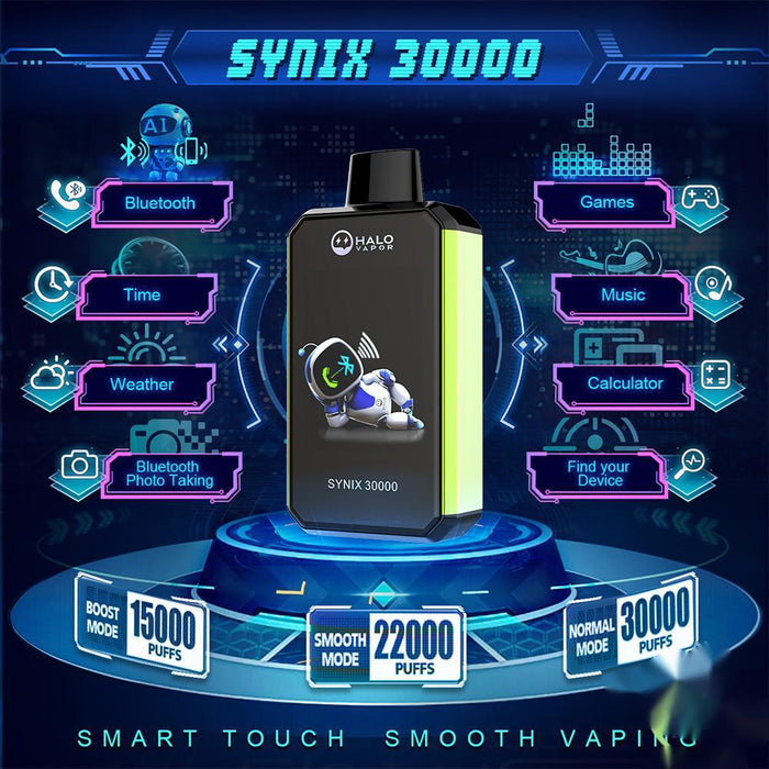 Hello Synix 30K Disposable wiht Bluetooth