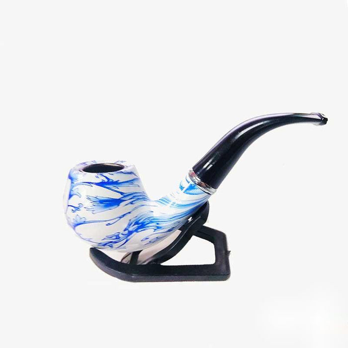 High Quality Tobacco Pipe With Botanical Motif - Perfect Halloween Gift