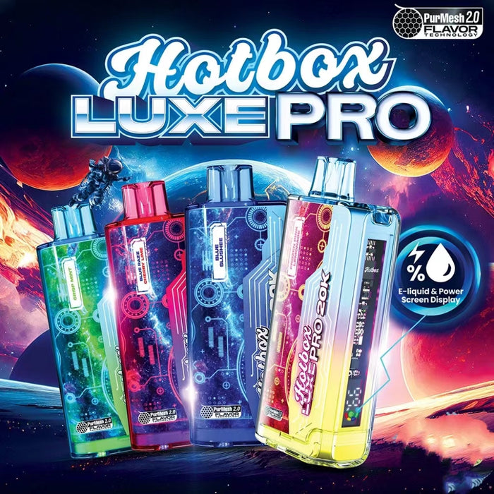 Puff Brand Hotbox LUXE Pro 20K Puffs Disposable - MyVpro